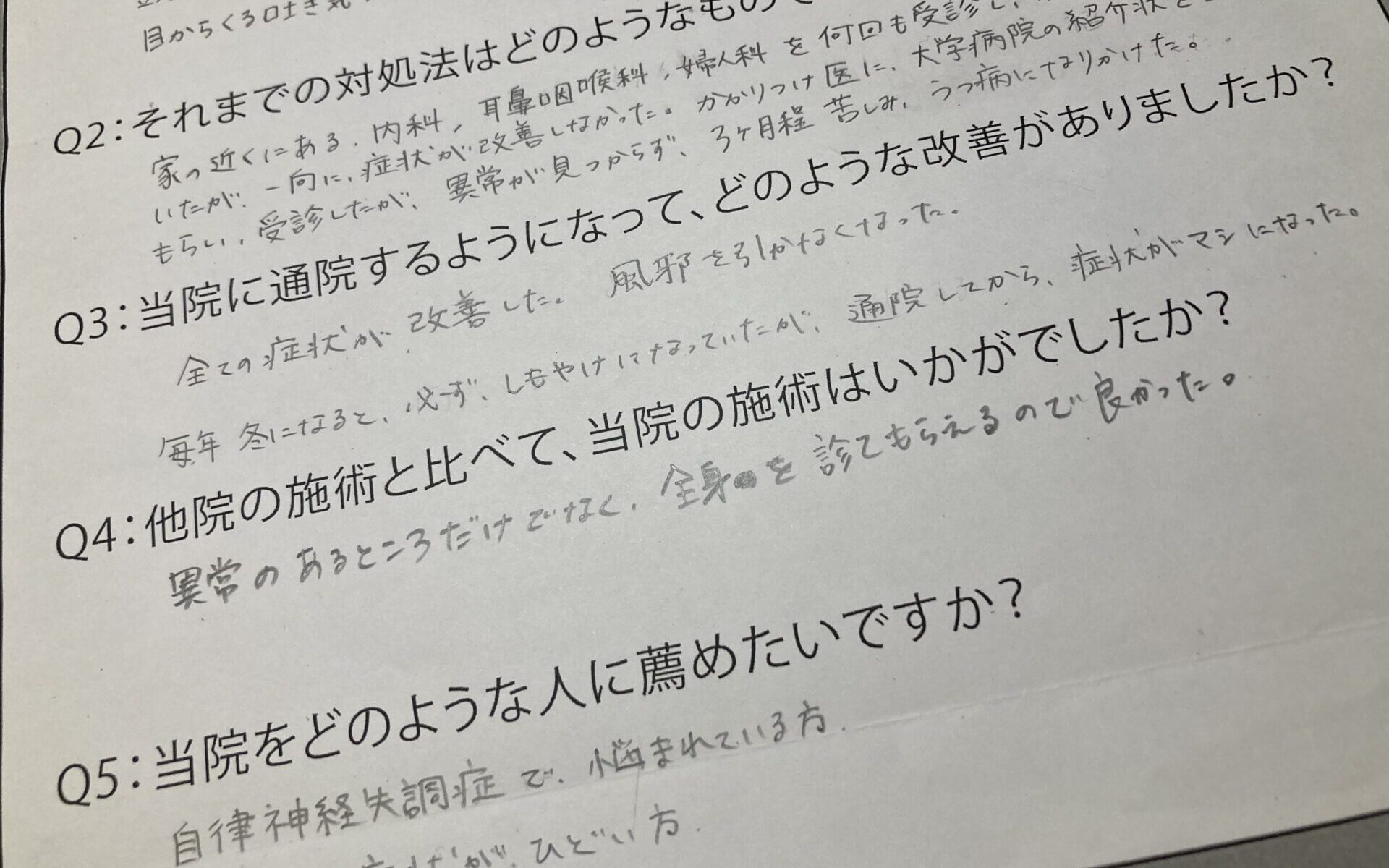 21歳　女性　様